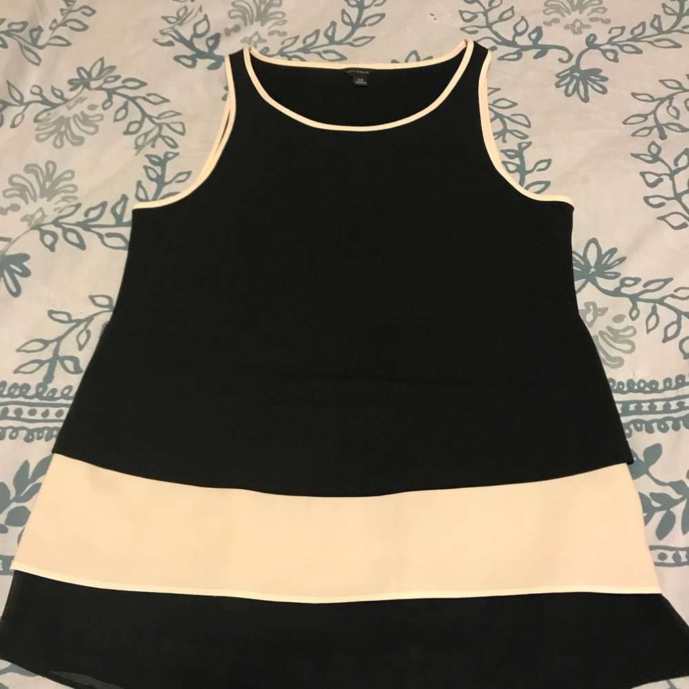 Ann Taylor color block top